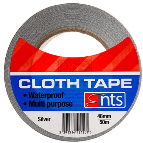 48mm x 50m Silver Cloth Tape - MrPRICE.online