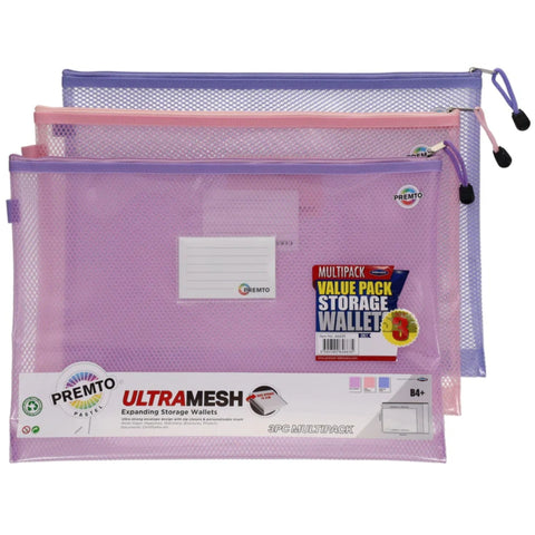 3-Pack Pastel B4+ Ultramesh Wallets - MrPRICE.online