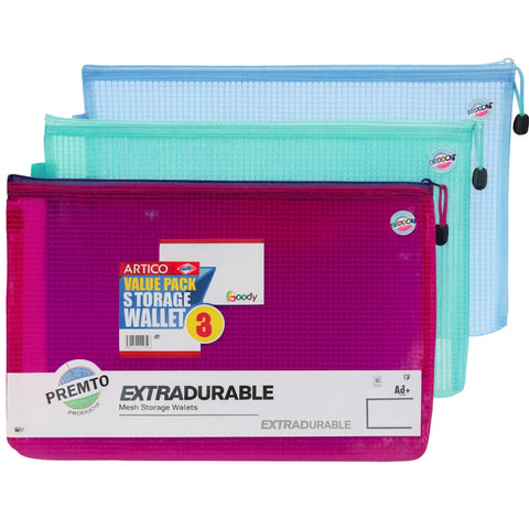 3-Pack Extra Durable Storage Wallets - MrPRICE.online