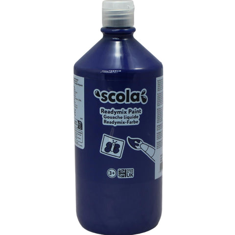 Scola 1L Blue Poster Paint - MrPRICE.online
