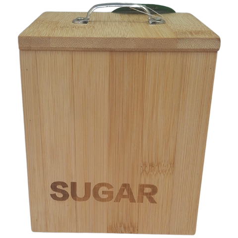 Bamboo Sugar Canister with Insert - MrPRICE.online