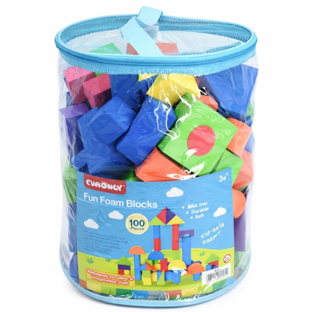 Fun Foam Blocks 100pcs – MrPRICE.online