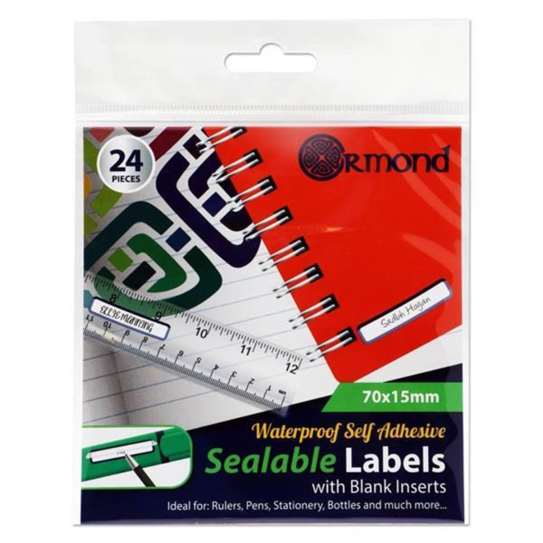 Ormond Waterproof Self-Adhesive Sealable Labels – Pack of 24 – MrPRICE ...