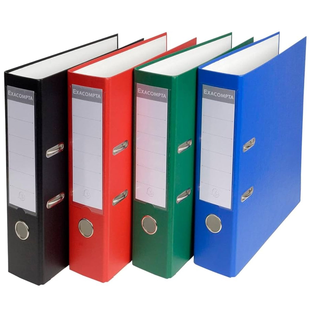 A4 Polypropylene Lever Arch File Assorted Colours 75mm – MrPRICE.online
