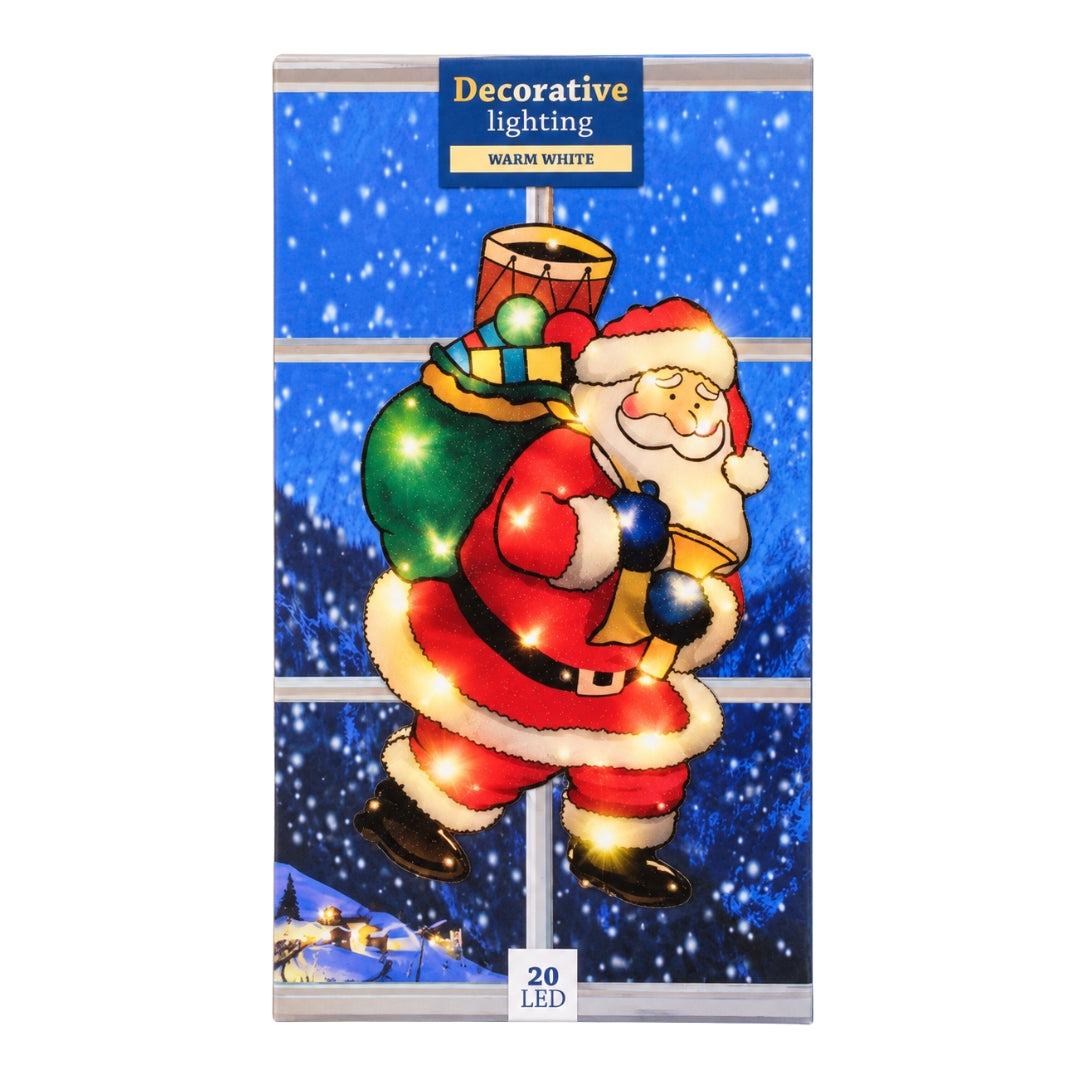 4 Assorted Large LED Window Lights for Festive Decor | MrPRICE.online