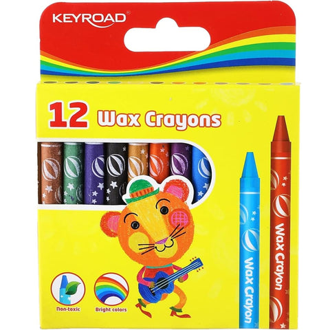 Box of 12 Wax Crayons – Assorted Colours - MrPRICE.online