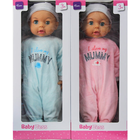Baby Jess Doll 45cm – Large Soft Baby Doll for Kids - MrPRICE.online