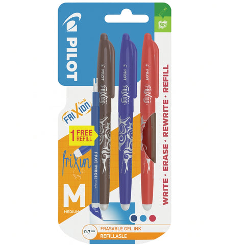 3PK ASST FRIXION ERASABLE GEL PEN+1 - MrPRICE.online
