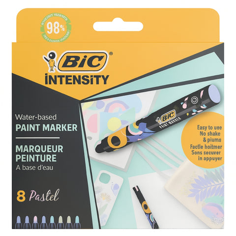 8PK BIC INTENSITY ASST PAINT MARKER - MrPRICE.online