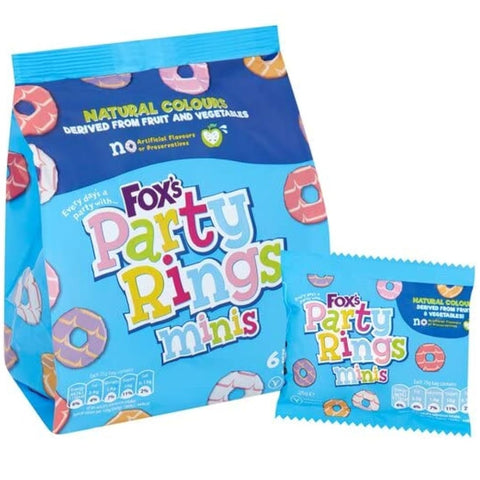Fox’s Mini Party Rings 6PK 126g - MrPRICE.online