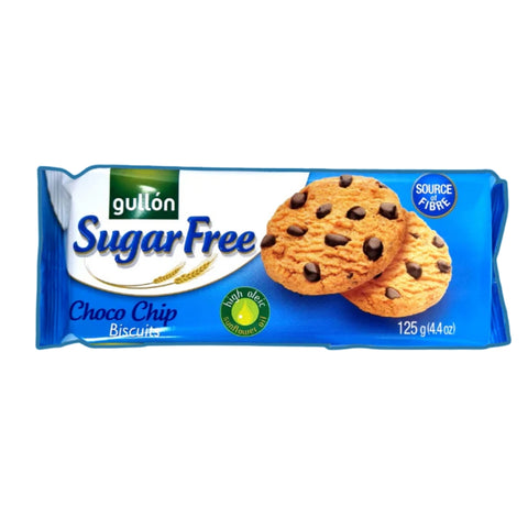 Gullon Sugar-Free Choco Chip Cookies 125G - MrPRICE.online