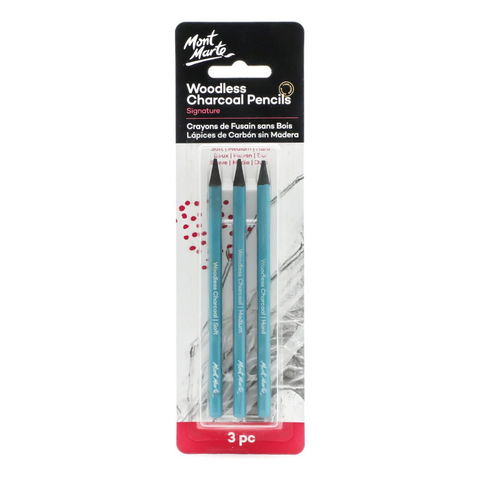 MM 3-Piece Woodless Charcoal Pencils - MrPRICE.online