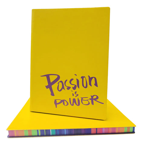 "Passion is Power" A5 Ruled Notebook - MrPRICE.online
