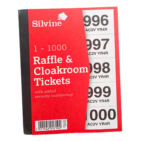 1-1000 Raffle & Cloakroom Tickets - MrPRICE.online