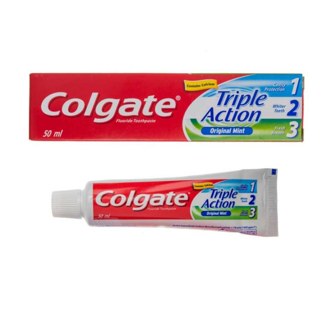 Colgate Triple Action Toothpaste Original Mint 50ml – MrPRICE.online