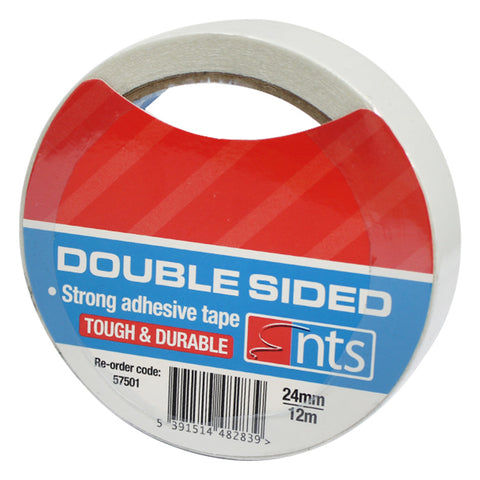 NTS Double-Sided Tape – 24mm x 12m - MrPRICE.online