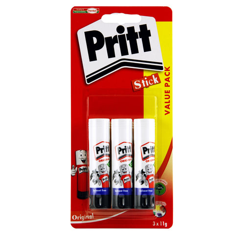PRITT Stick 3 x 11g Carded - MrPRICE.online