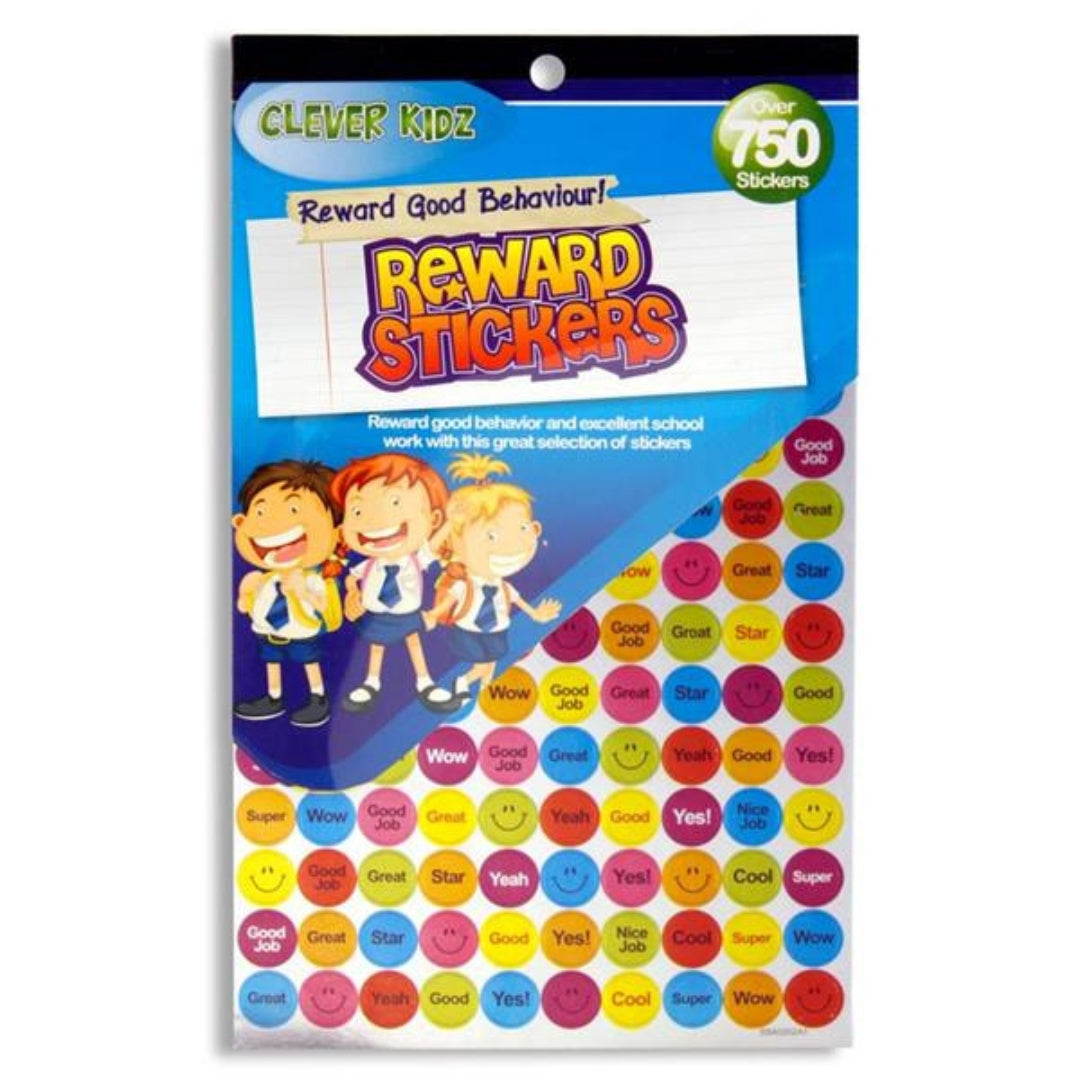 Sticker For Clever Clever Kidz 750+ Reward Stickers Assorted – MrPRICE.online