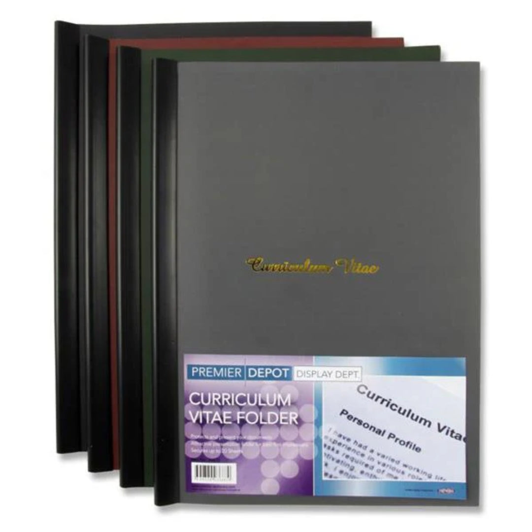 Concept A4 CV File Covers – 4 Assorted – MrPRICE.online
