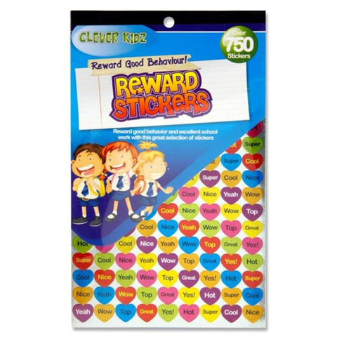 Sticker For Clever Clever Kidz 750+ Reward Stickers Assorted – MrPRICE.online