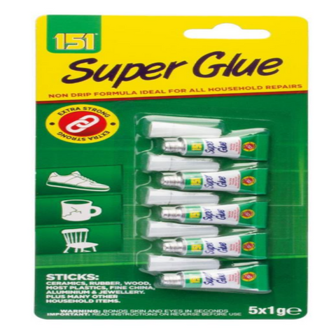 Mini Superglue 5 Pack (1g Each) - MrPRICE.online