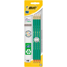 4-Pack BIC Evolution HB Pencils with Erasers - MrPRICE.online