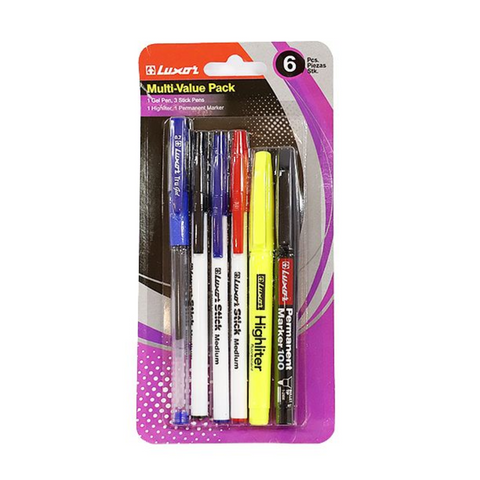 6PC Office Writing Pack Carded - MrPRICE.online