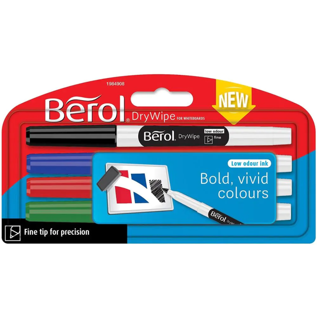 Berol DryWipe Whiteboard Markers –