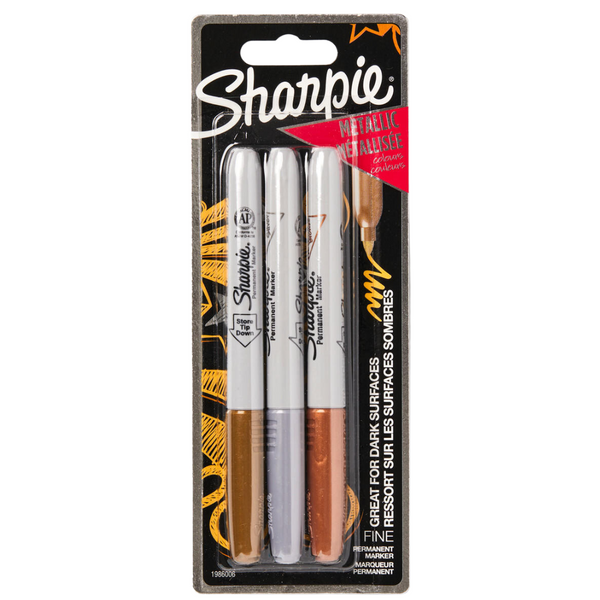 Sharpie Metallic Fine Permanent Markers pens –
