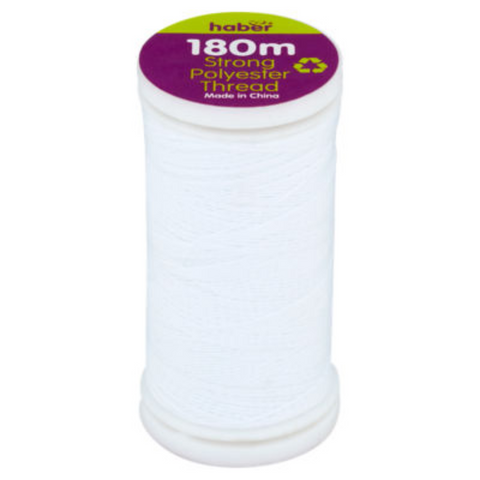 Haber White Poly Thread 180m - MrPRICE.online