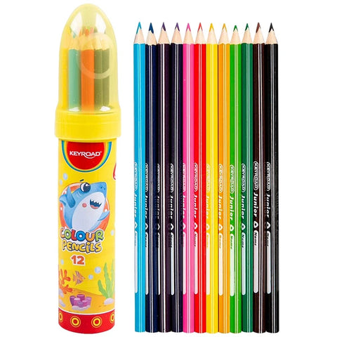 12-Pack Triangle Coloring Pencils in Tube - MrPRICE.online