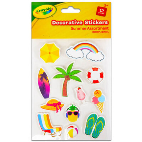 Crayola Decorative Stickers – Summer Fun Set for Kids - MrPRICE.online