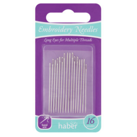 Haber Embroidery Needles x16 - MrPRICE.online