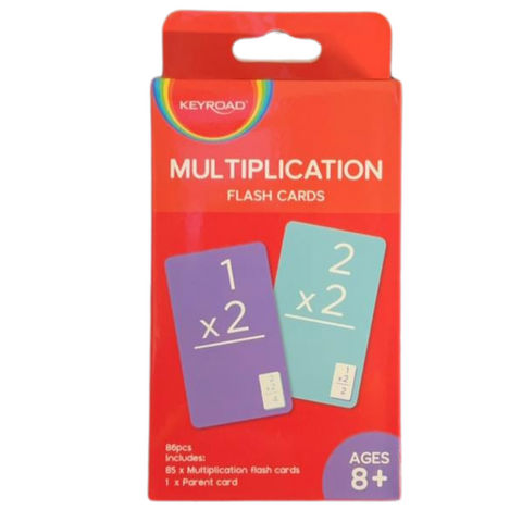 Keyroad Multiplication Flash Cards - 86 Pcs - MrPRICE.online