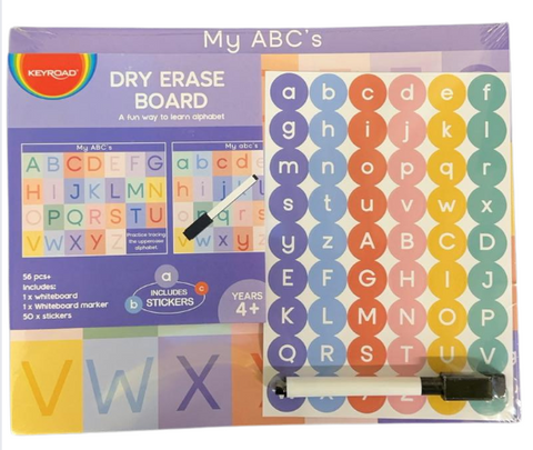 Keyroad My ABCs Dry Erase Board Set - MrPRICE.online
