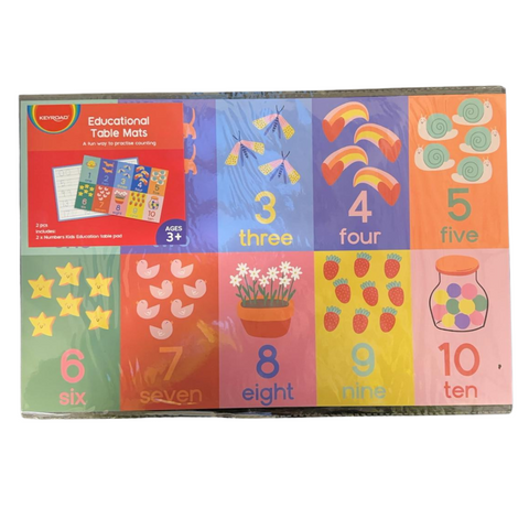 Keyroad Numbers Educational Table Mats - MrPRICE.online