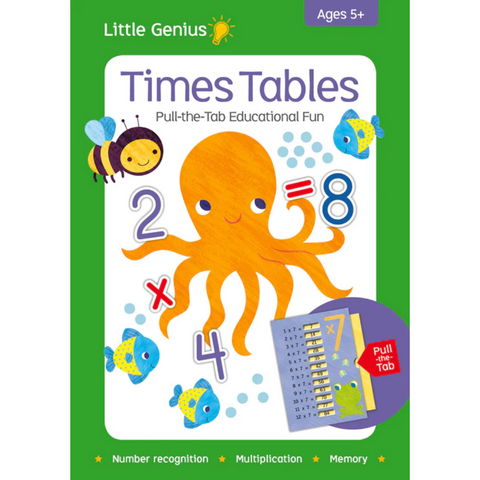 Little Genius Giant Flashcards Times Tables - MrPRICE.online