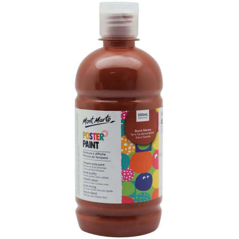 Mont Marte 500ml Poster Paint – Burnt Sienna - MrPRICE.online