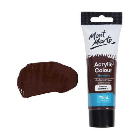 Mont Marte 75ml Acrylic Paint - Burnt Umber - MrPRICE.online