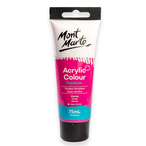 Mont Marte 75ml Acrylic Paint - Cerise - MrPRICE.online