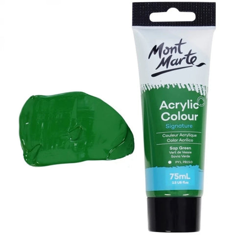 Mont Marte 75ml Acrylic Paint - Sap Green - MrPRICE.online