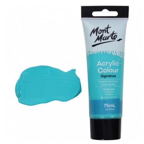 Mont Marte 75ml Acrylic Paint – Turquoise - MrPRICE.online