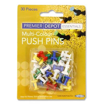 Multi Colour Push Pins - MrPRICE.online