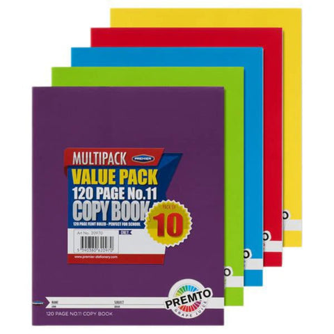 10 Pack of Premto 120 page - MrPRICE.online