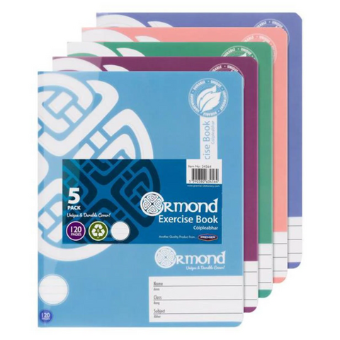 5 Pack of Ormond 120-page - MrPRICE.online