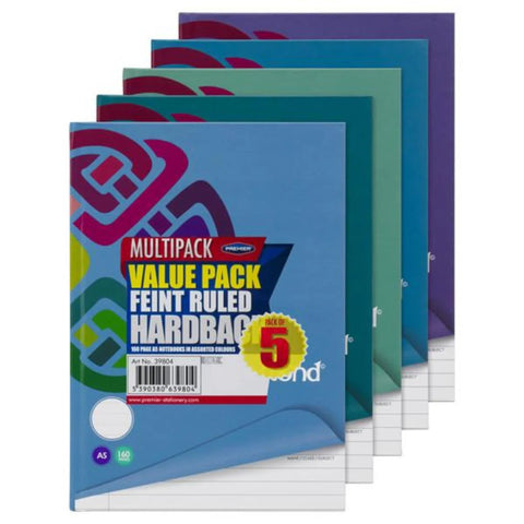 5 Pack of Ormond A5 160-page - MrPRICE.online