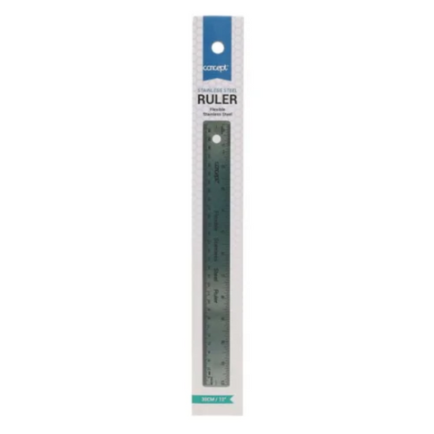 Concept Stainless Steel Ruler 30cm/12" - MrPRICE.online