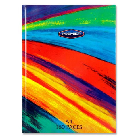 Rainbow A4 160 Page of Hardcover Notebook - MrPRICE.online