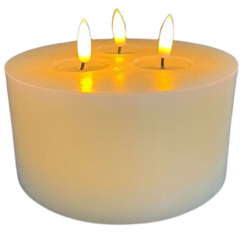 3-LED Flameless Wax Candle - MrPRICE.online