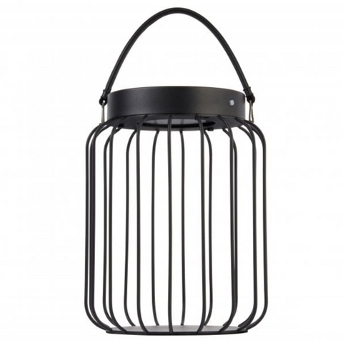 LED Iron Lantern Black - MrPRICE.online